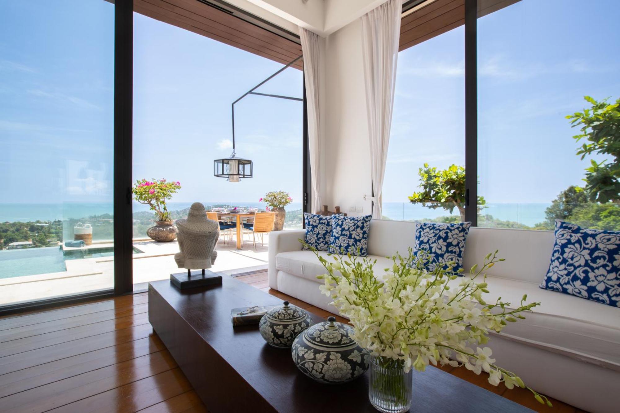 Villa Belle - Fully Serviced Private Sea View Villa With An Award Winning In-House Cook Choeng Mon Exterior foto